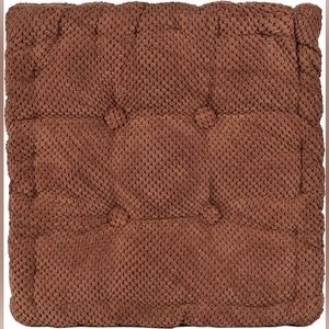 Large Indoor/Outdoor Pineapple Fleece Seat Pads Square Epe Chair Pillow Non-Slip
